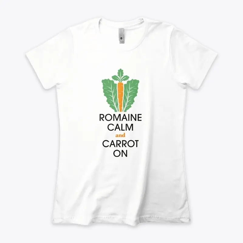 Romaine Calm and Carrot On Tee