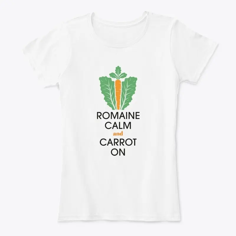 Romaine Calm and Carrot On Tee